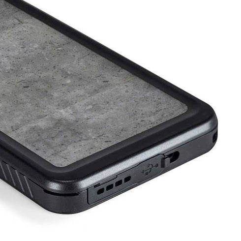 Natural Grey Concrete Galaxy S23 Waterproof Case