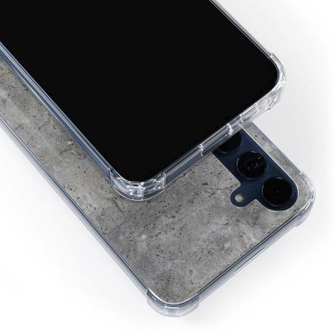 Natural Grey Concrete Galaxy S24 Clear Case