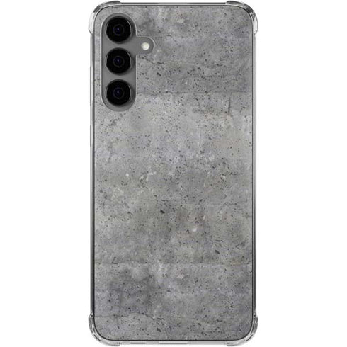 Natural Grey Concrete Galaxy S24 Plus Clear Case