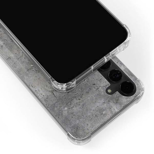 Natural Grey Concrete Galaxy S24 Plus Clear Case