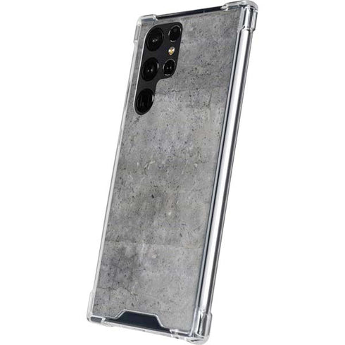Natural Grey Concrete Galaxy S24 Ultra Clear Case