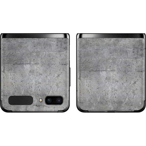 Natural Grey Concrete Galaxy Z Flip Skin