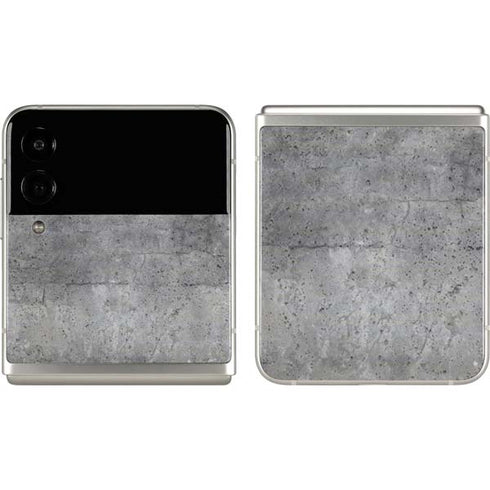 Natural Grey Concrete Galaxy Z Flip3 5G Skin