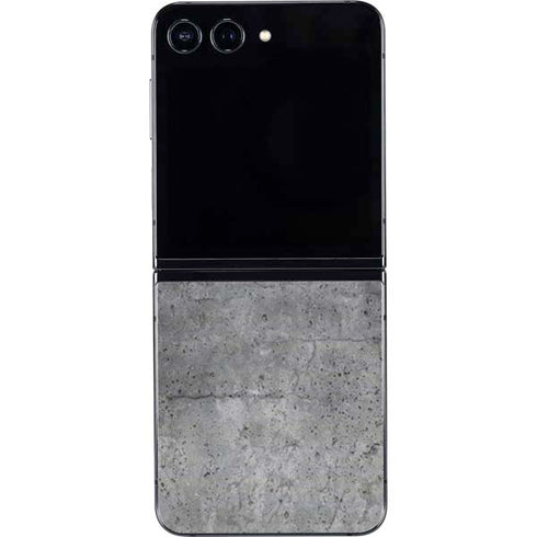 Natural Grey Concrete Galaxy Z Flip5 5G Skin