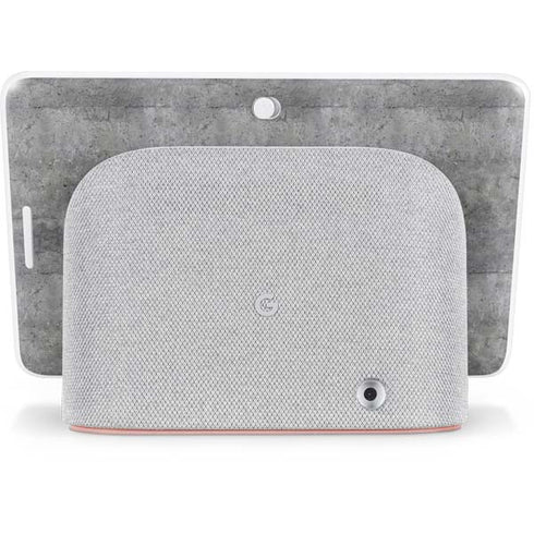 Natural Grey Concrete Google Home Hub Skin