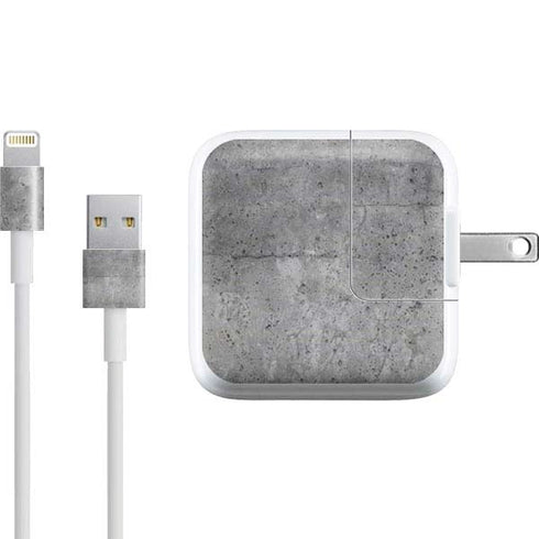 Natural Grey Concrete iPad Charger (10W USB) Skin