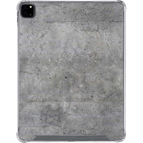 Natural Grey Concrete iPad Pro 12.9in (2020) Clear Case