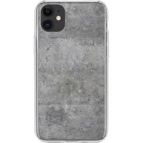 Natural Grey Concrete iPhone 11 Clear Case