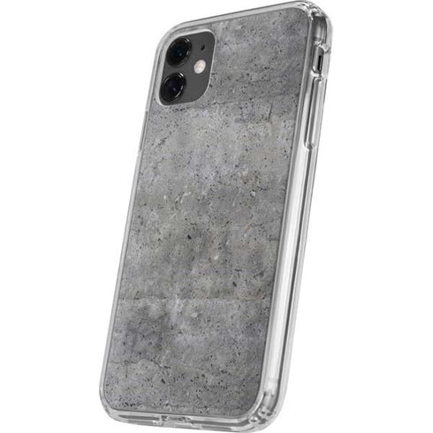 Natural Grey Concrete iPhone 11 Clear Case