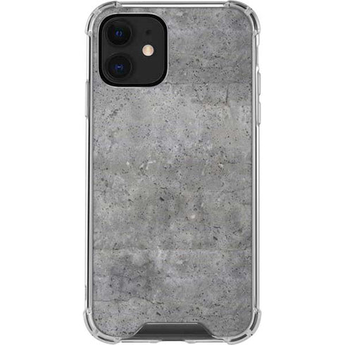 Natural Grey Concrete iPhone 12 Clear Case