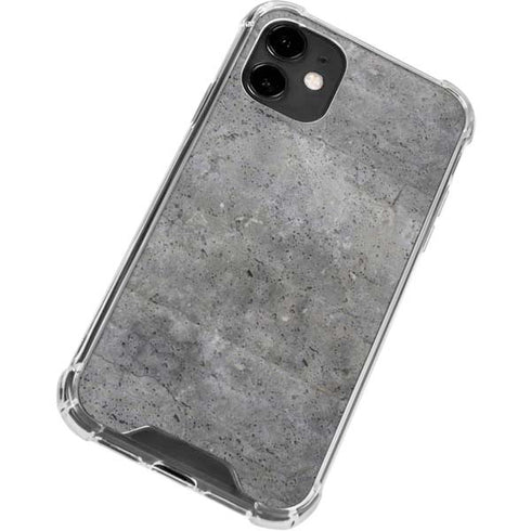 Natural Grey Concrete iPhone 12 Clear Case