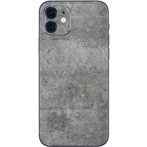 Natural Grey Concrete iPhone 12 Mini Skin