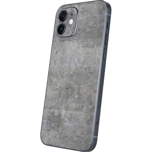 Natural Grey Concrete iPhone 12 Mini Skin