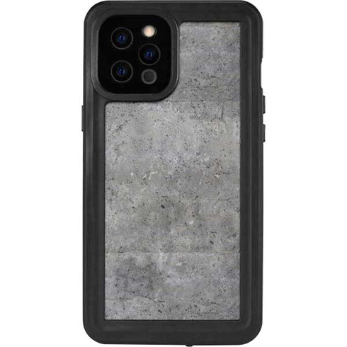 Natural Grey Concrete iPhone 12 Pro Max Waterproof Case