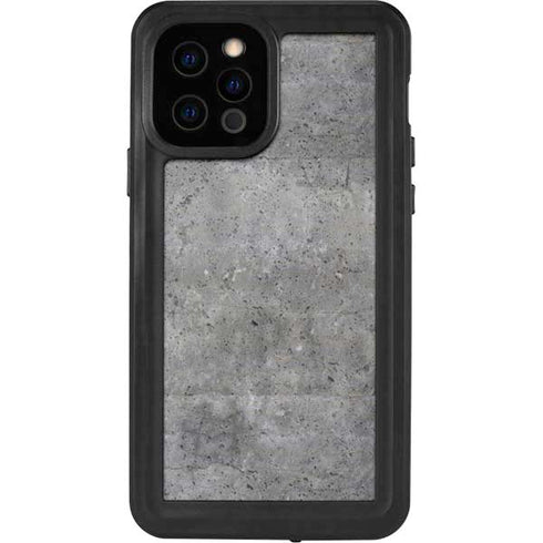 Natural Grey Concrete iPhone 12 Pro Waterproof Case