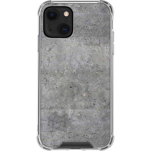 Natural Grey Concrete iPhone 13 Mini Clear Case