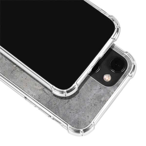 Natural Grey Concrete iPhone 13 Mini Clear Case