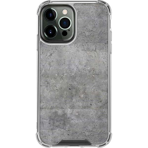 Natural Grey Concrete iPhone 13 Pro Max Clear Case