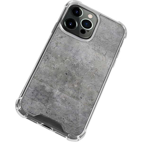 Natural Grey Concrete iPhone 13 Pro Max Clear Case