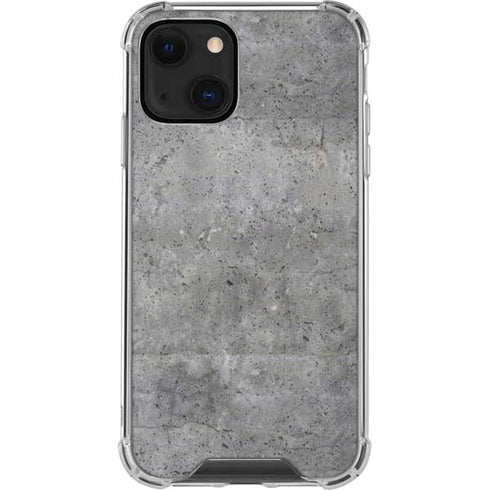 Natural Grey Concrete iPhone 14 Clear Case