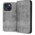 Natural Grey Concrete iPhone 14 Folio Case