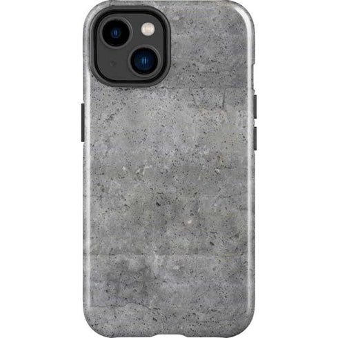 Natural Grey Concrete iPhone 14 Plus Impact Case