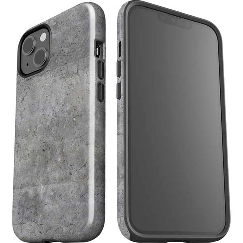 Natural Grey Concrete iPhone 14 Plus Impact Case