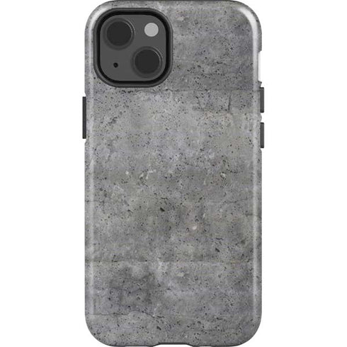 Natural Grey Concrete iPhone 15 Impact Case