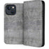 Natural Grey Concrete iPhone 14 Plus Folio Case