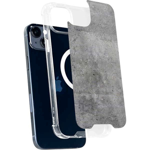 Natural Grey Concrete iPhone 15 Plus MagSafe Case