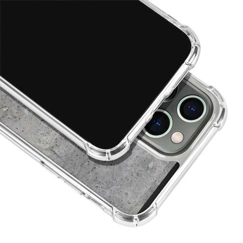 Natural Grey Concrete iPhone 15 Pro Clear Case