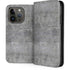 Natural Grey Concrete iPhone 14 Pro Folio Case