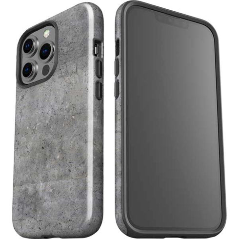 Natural Grey Concrete iPhone 15 Pro Impact Case
