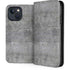 Natural Grey Concrete iPhone 15 Plus Folio Case