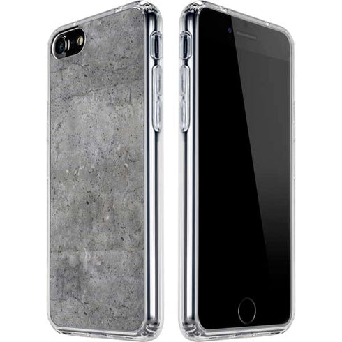 Natural Grey Concrete iPhone SE (2nd & 3rd Gen) Clear Case