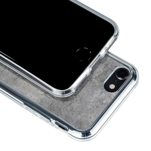 Natural Grey Concrete iPhone SE (2nd & 3rd Gen) Clear Case