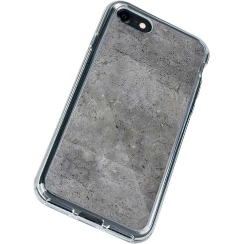 Natural Grey Concrete iPhone SE (2nd & 3rd Gen) Clear Case