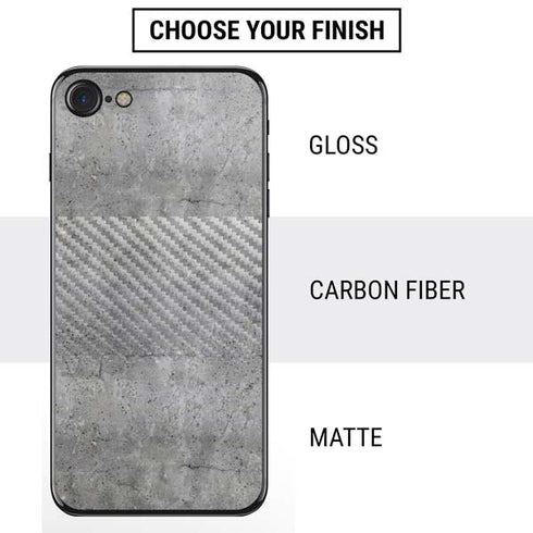 Natural Grey Concrete iPhone SE (2nd & 3rd Gen) Skin