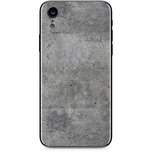 Natural Grey Concrete iPhone XR Skin