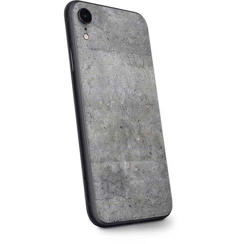 Natural Grey Concrete iPhone XR Skin