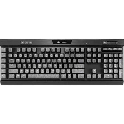 Natural Grey Concrete K95 RGB PLATINUM Mechanical Gaming Keyboard Skin