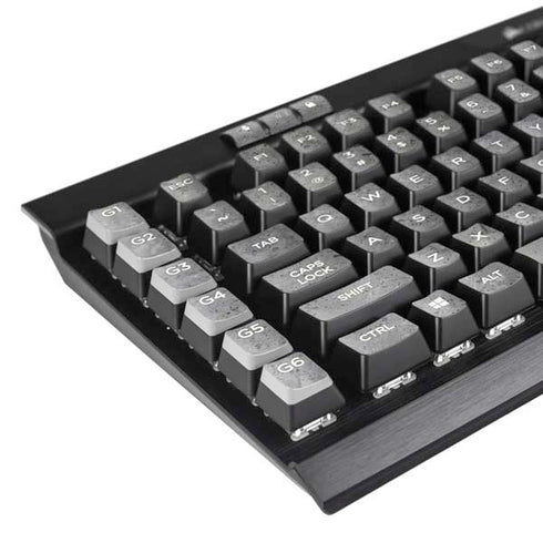 Natural Grey Concrete K95 RGB PLATINUM Mechanical Gaming Keyboard Skin
