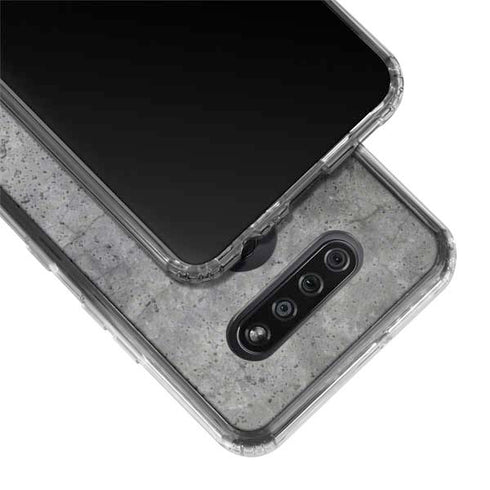 Natural Grey Concrete LG K51/Q51 Clear Case