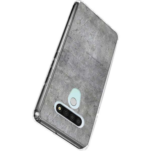 Natural Grey Concrete LG Stylo 6 Clear Case