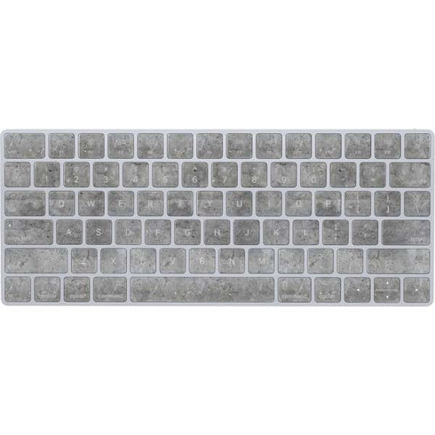 Natural Grey Concrete Magic Keyboard Skin