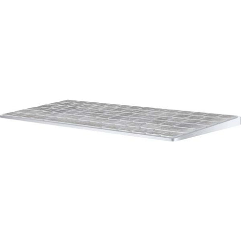 Natural Grey Concrete Magic Keyboard Skin