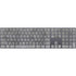 Natural Grey Concrete Magic Keyboard with Numeric Keypad Skin