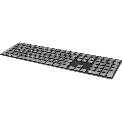Natural Grey Concrete Magic Keyboard with Numeric Keypad Skin
