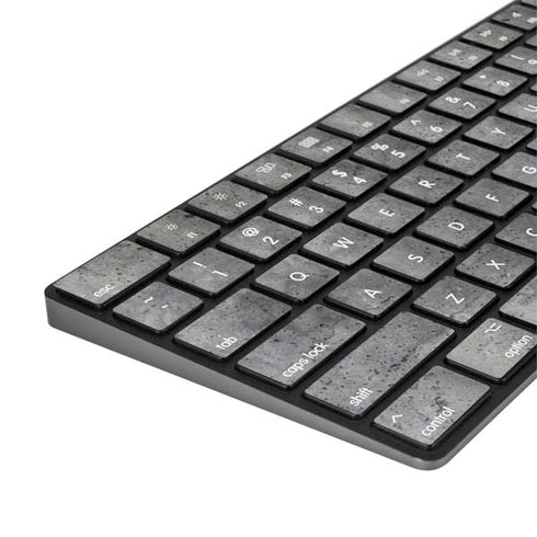 Natural Grey Concrete Magic Keyboard with Numeric Keypad Skin