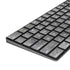 Natural Grey Concrete Magic Keyboard with Numeric Keypad Skin